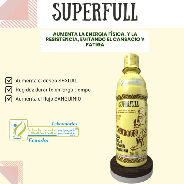 SUPERFULL 550ml: Energía y Vitalidad Diaria Recargadas 💥🍯 - Imagen 2