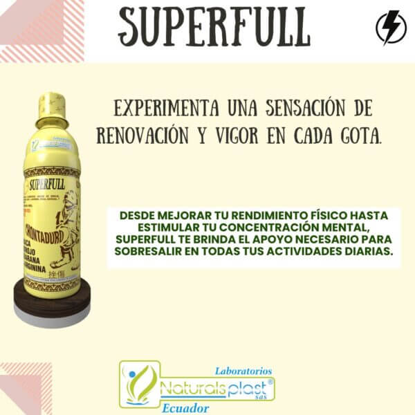 SUPERFULL 550ml: Energía y Vitalidad Diaria Recargadas 💥🍯 - Imagen 3