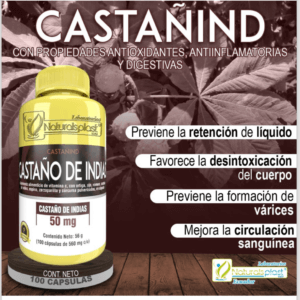 Castaño de Indias 100 Cápsulas: Piernas Ligeras y Circulación Óptima ✨