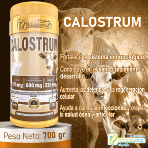 Calostrum 700g: Fortalece Huesos e Inmunidad 🐄🌟