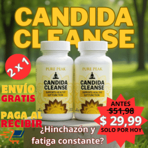 Candida Cleanse: Suplemento Natural para Hongo y Bienestar ⭐